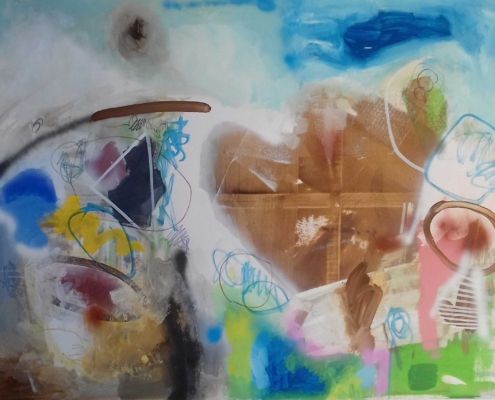 ACRYLICS ON CANVAS - 150cm x 100cm