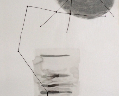 007-50cmx70cm-indian ink-cotton thread-paper 300gr-rice paper