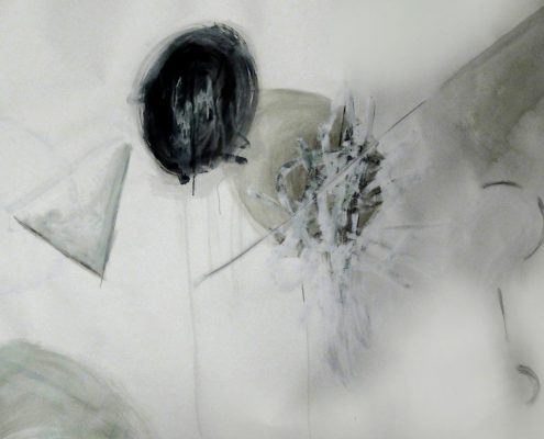 INK & ACRYLICS ON PAPER 150x250cm