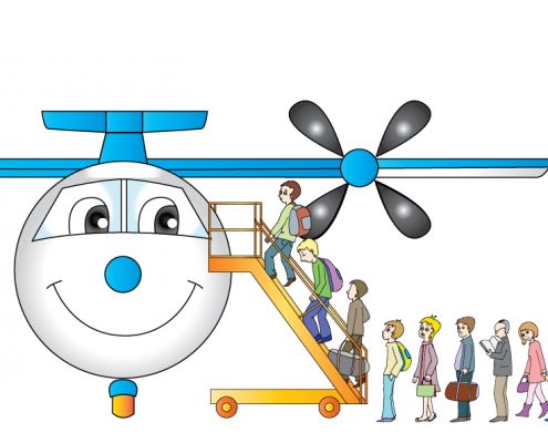 “DEMIS THE DASH” ILLUSTRATIONS FOR CHILDREN’S BOOK by MARGARET REEVES RENDLE