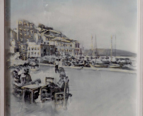 Hydra-island-oils-on-canvas-29cmx30cm