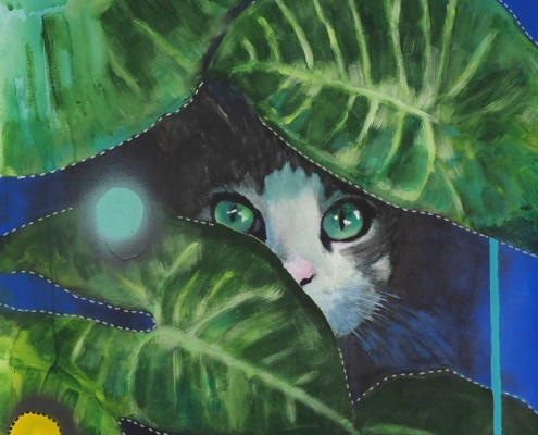 "Eye of the tiger"-60cmx80cm-acrylics on canvas