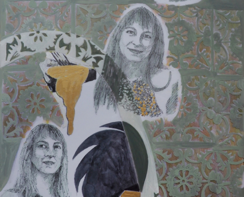 "MARITASA"-pencil-ink-acrylics-paper-gelatin-29,7cmx42cm